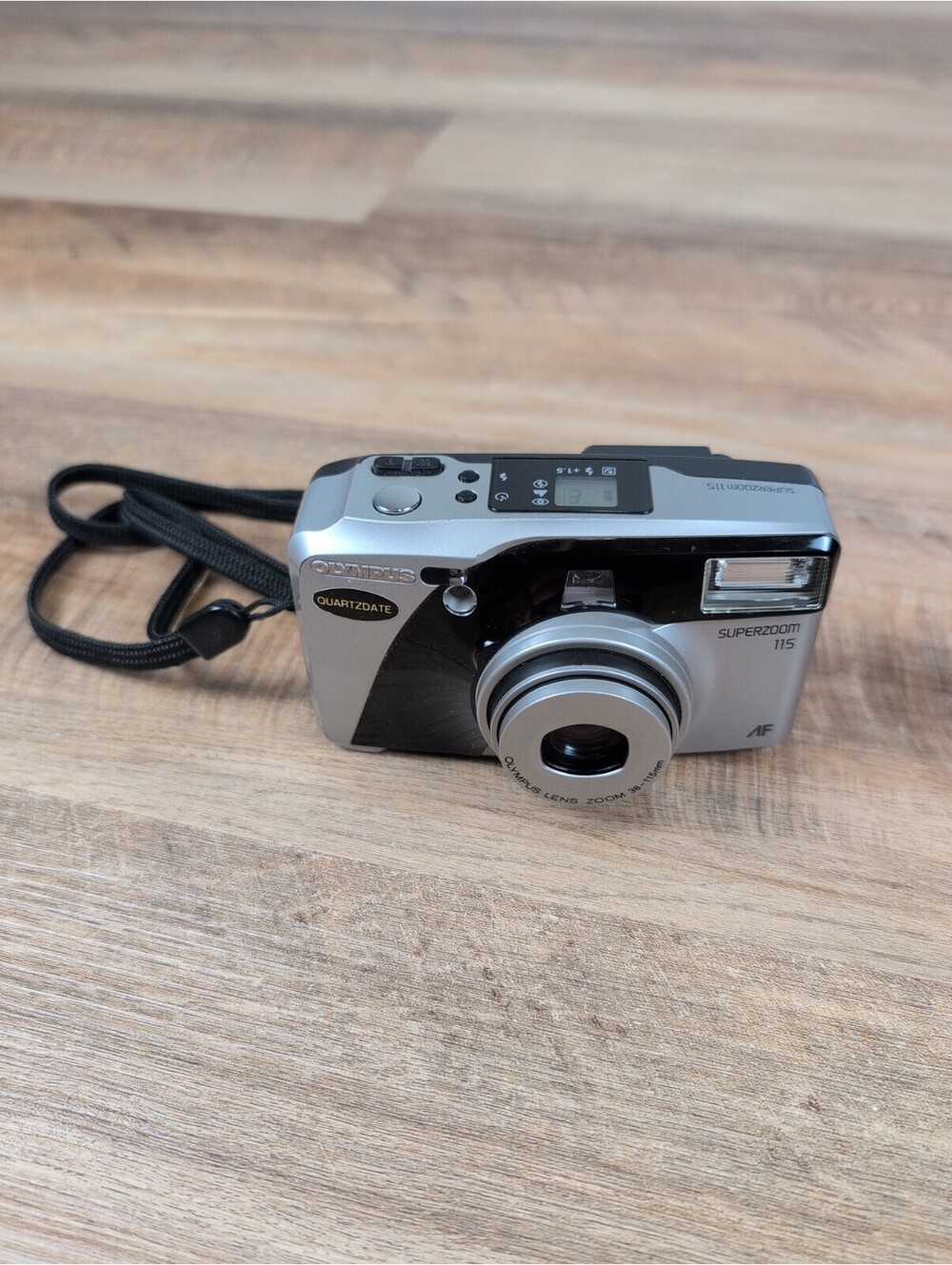 Olympus Superzoom AF 115 QuartzDate 38-115mm 35mm Film Camera Point-Shoot Tested